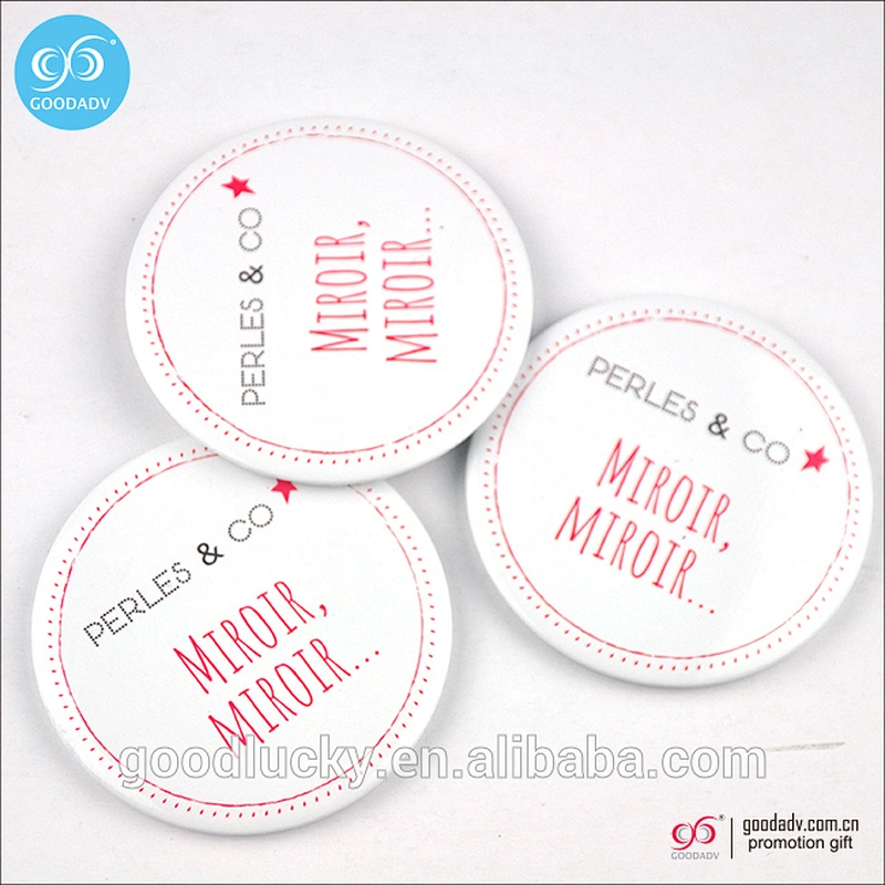 Promotional small wholesale gifts design custom mirror