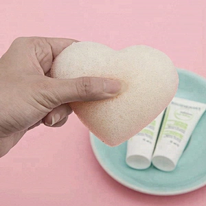 korea organic konjac sponge private label 100% natural charcoal sponge konjac for all skin type