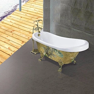 High quality luxury yellow hot tub 1 person modern spa bath tubs