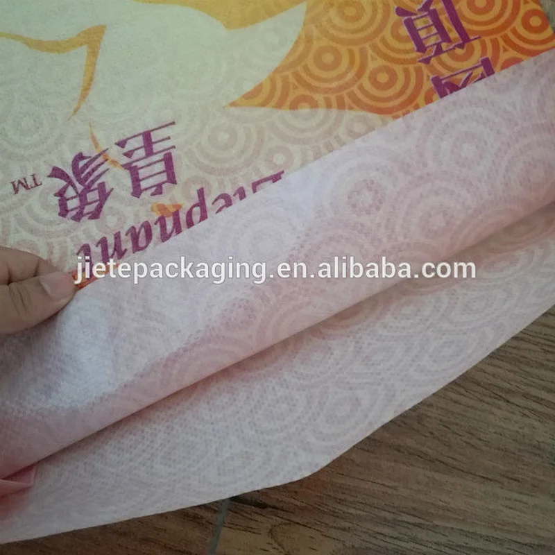 Design printing pp woven basmati plastic rice bag 50 kgs rice bags