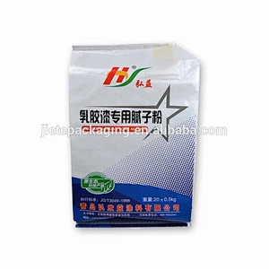 20kg cement, putty pp woven bag with valve port