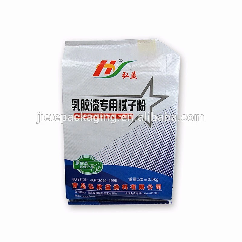 20kg cement, putty pp woven bag with valve port
