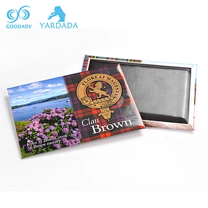 Promotional Rectangle Souvenir Custom Pattern Fridge Magnet
