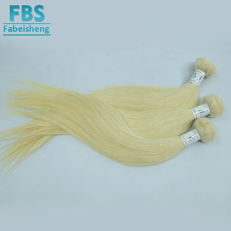 wholesale top quality straight #613 blonde hair bundles remy hair with lace closure