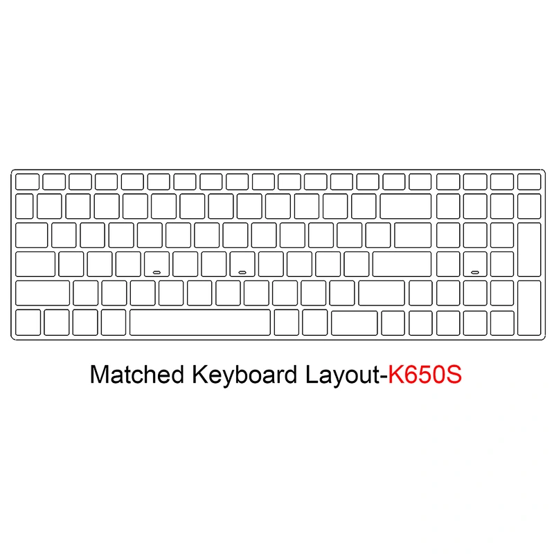 Clear tpu film Keyboard Protective laptop keyboard cover Film for Hasee Laptop K650s