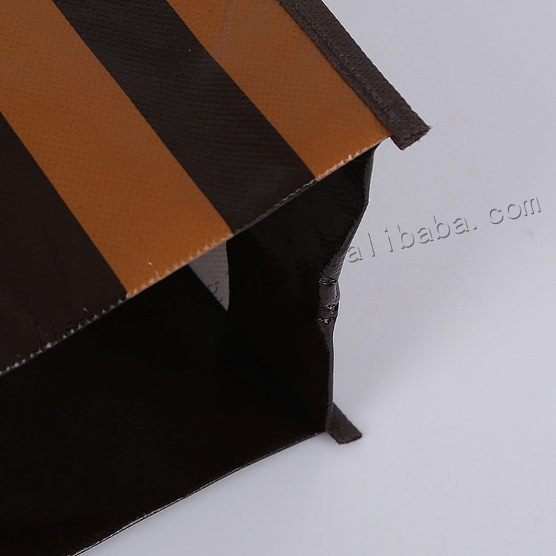 Black Promotional Custom Logo Printed pp non woven Tote Bag