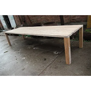 Chinese Long raw rustic dinning table