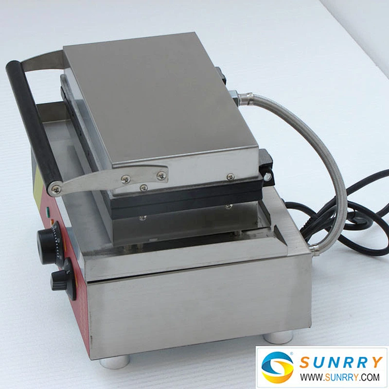 Electric automatic snack food machine stainless steel hot dog waffle maker