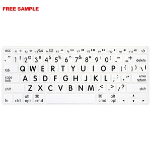 Free Sample Ultra-thin High Quality Silicone Keyboard Covers Skin Dust Protector Cover for Apple for MacBook Pro