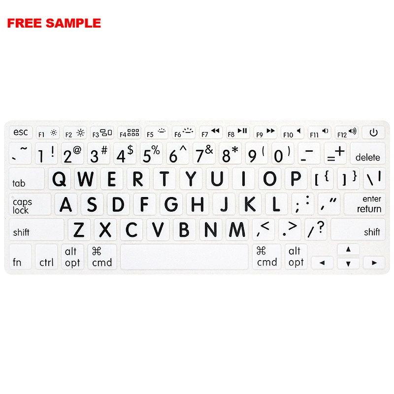 Free Sample Ultra-thin High Quality Silicone Keyboard Covers Skin Dust Protector Cover for Apple for MacBook Pro