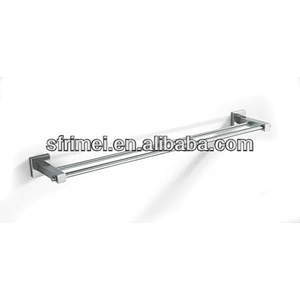 Bar Shape Towel Rack Wall-mounted Towel Rack Stainless Steel Towel Rack Double Rods Bathroom Towel Rack