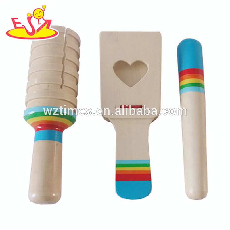 Wholesale knock sound wooden musical toys for kids W07A058
