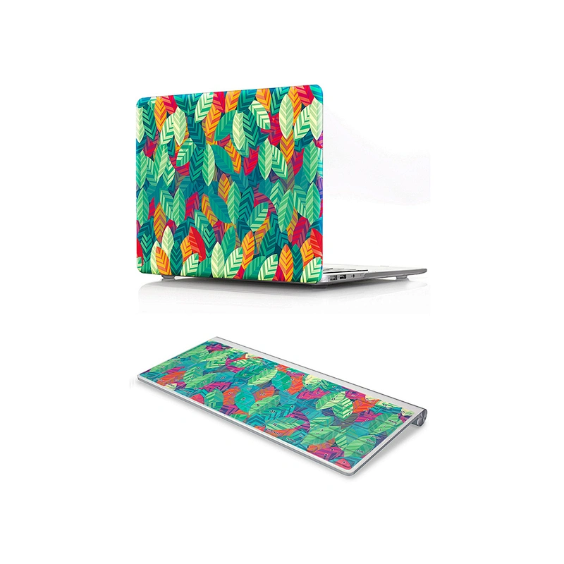 2 In 1 Beautiful Flower adore hard Case and Keyboard Cover mac air 13 inch case beautiful long cases plastic protective case 17