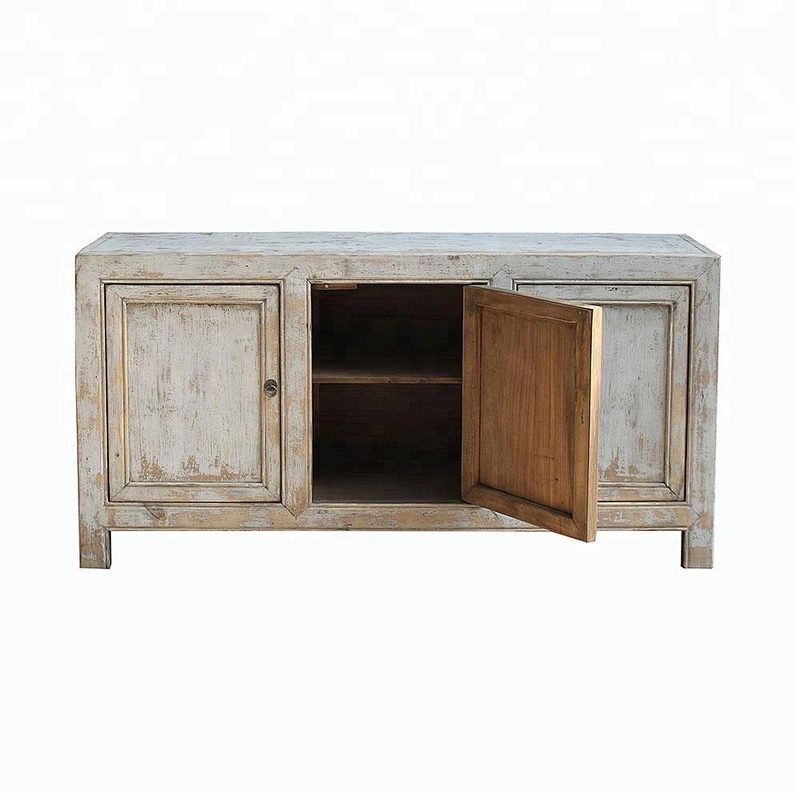wholesale chinese vintage distressed rustic storage sideboard furniture
