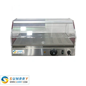 Stainless steel food warmer - one layer hot food thermal display warmer (SUNRRY SY-WD2B)