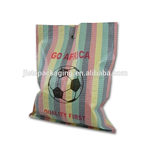 Wenzhou products color striped woven sacks pp woven packaging bags