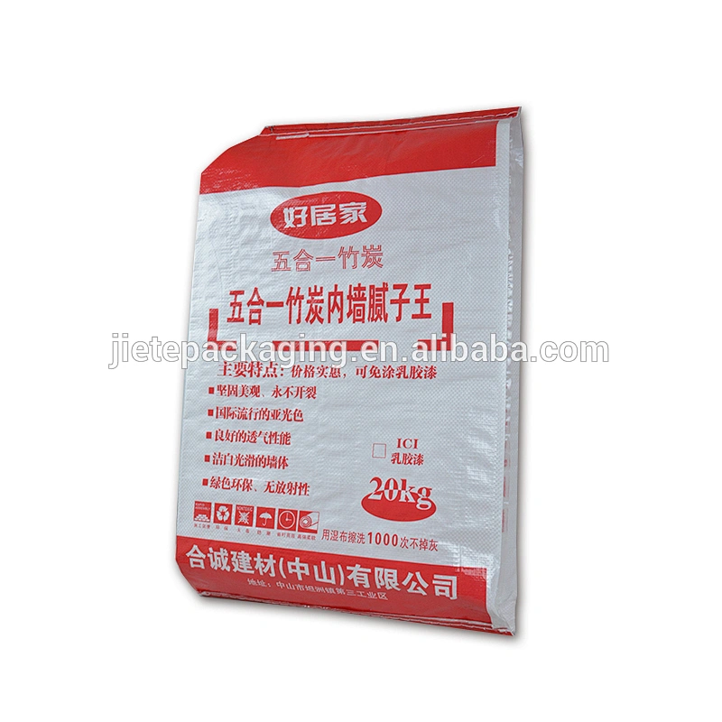 50kg bag size of cement, putty with valve port
