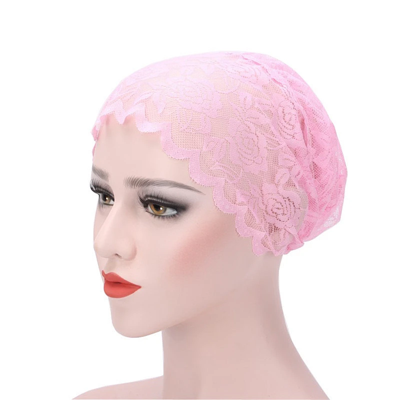 lace hijab fashion muslim women hat muslim caps for women