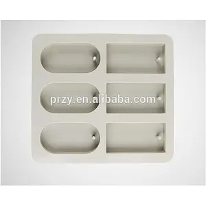 Custom make all kinds of handmade soap mold DIY soap mold 6 square square brick company commander silicone cake mould