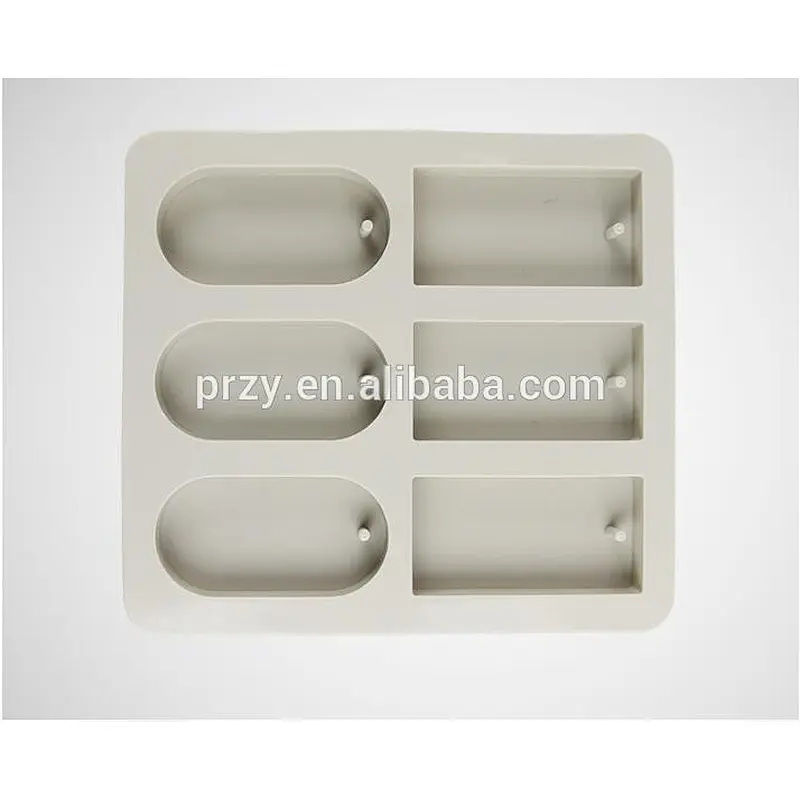 Custom make all kinds of handmade soap mold DIY soap mold 6 square square brick company commander silicone cake mould