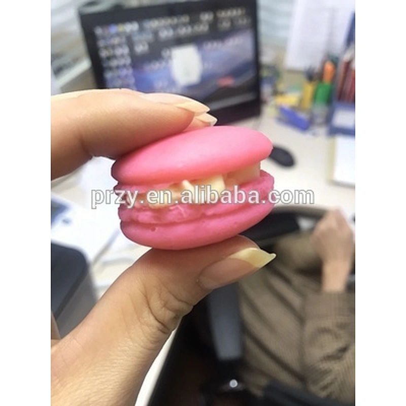 F1805 Mini Macaron cake mold Soap Mold Candle Mold Flexible Silicone mold