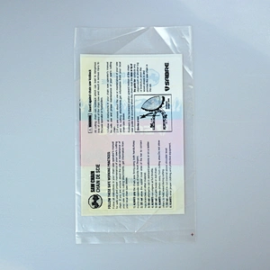 PE plastic food vacuum packaging bag with foil film for snack