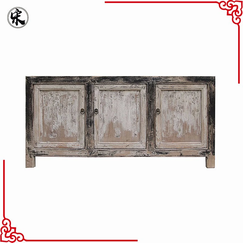 recycle pine wood antique chinese buffets