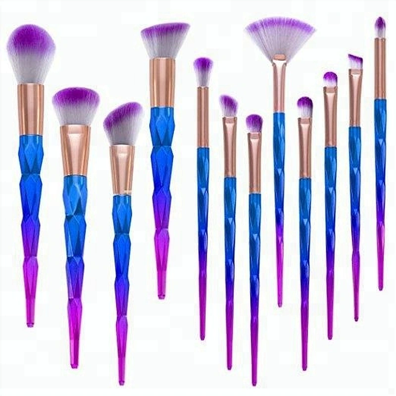 12 Pc personalised synthetic make up brush set