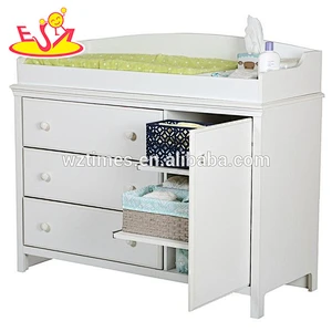 2018 New arrival cheap wooden baby bath and changing station W08C125