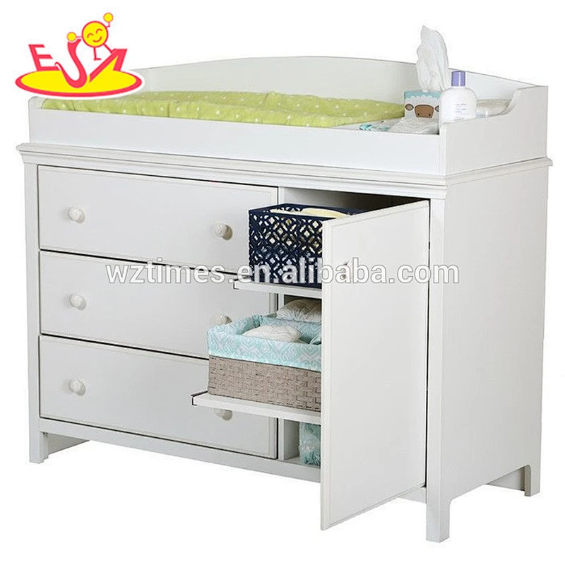 2018 New arrival cheap wooden baby bath and changing station W08C125
