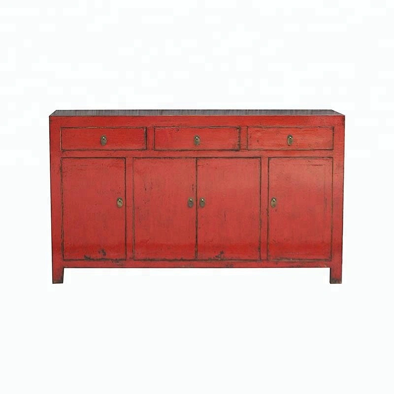 oriental chinese antique reclaimed lacquered wooden furniture