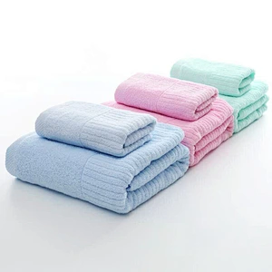 Customized Logo Quality Advertising Towel Wedding Gift Face Towel Bath Towel Set Insurance Labor Real Estate Employee Benefits