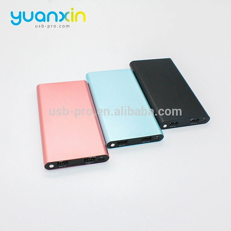 10000mah Plastic Platinum Color Digital power display Mobile gold silver blue and black Power Bank