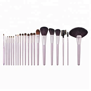 Imported Wholesale Professional Makeup Brushes Set Natural 21 Pcs/set Maquiagem Cosmetics Make Up Brushes Tools