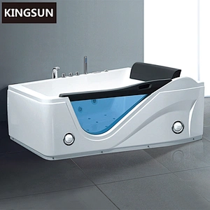 K-8909 1.8M Acrylic Rectangle Freestanding Portable Whirlpool Bath