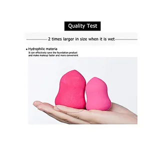 Sponge cosmetics beauty and vegan makeup sponge for powder cream or liquid application