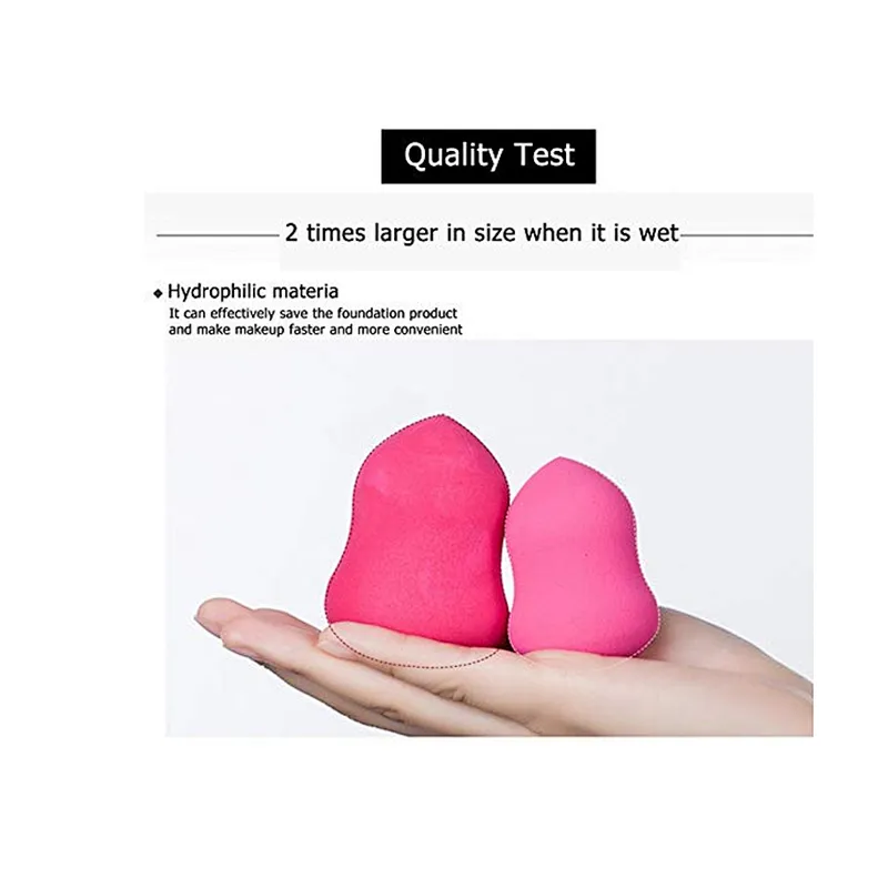 Sponge cosmetics beauty and vegan makeup sponge for powder cream or liquid application