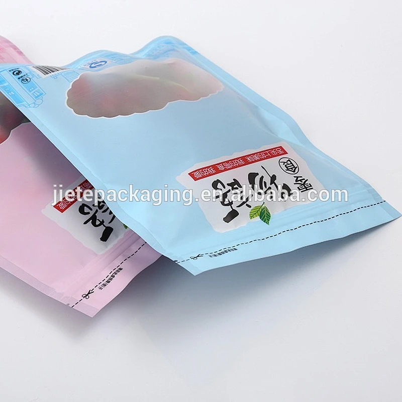 Customized popular printing PE plastic snack bag