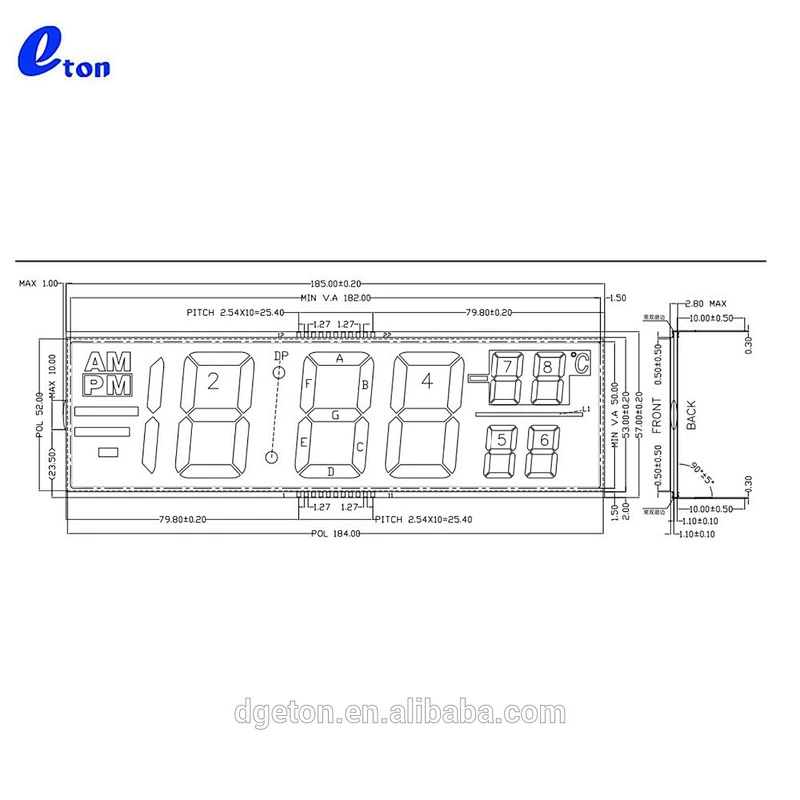 custom lcd display screen