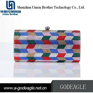 U0043 New design china supplier handmade Crystal bag