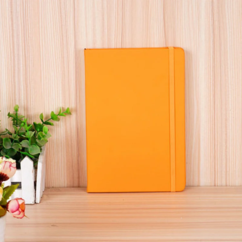 customized Logo Fashion Candy Color Office Touch discoloration Pu Leather Hardcover NoteBook