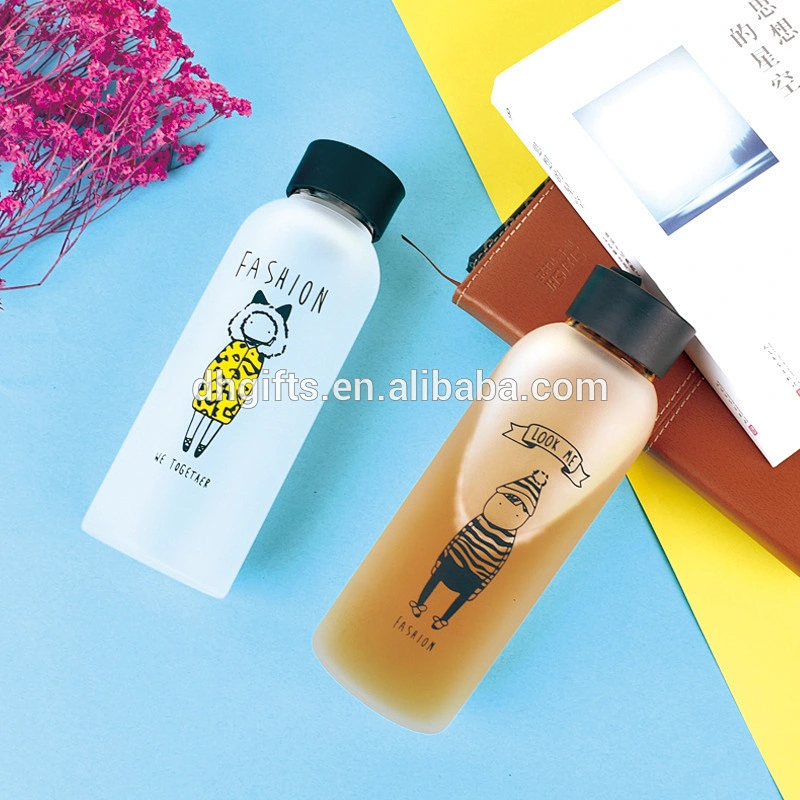 High Quality Big Capacity Glass Water Bottle Manufacturer Juice Bottle for Outdoor