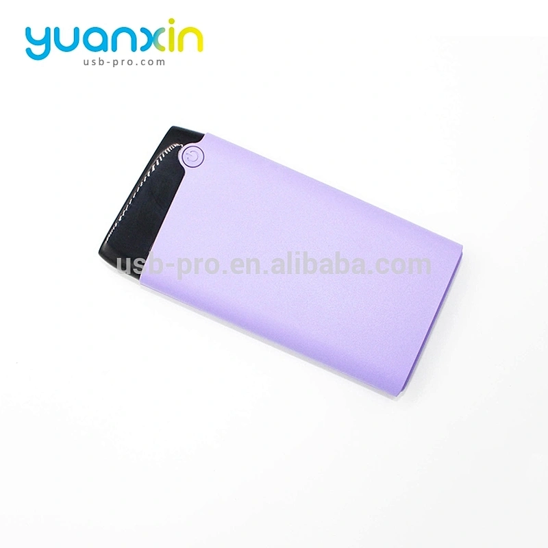 10000mah Digital power display Plastic Platinum gold silver blue and black Color power bank