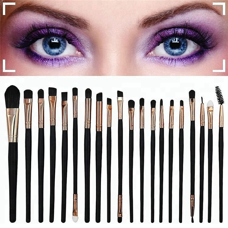 Custom Logo 20pcs Eye Shadow Makeup Brush Set