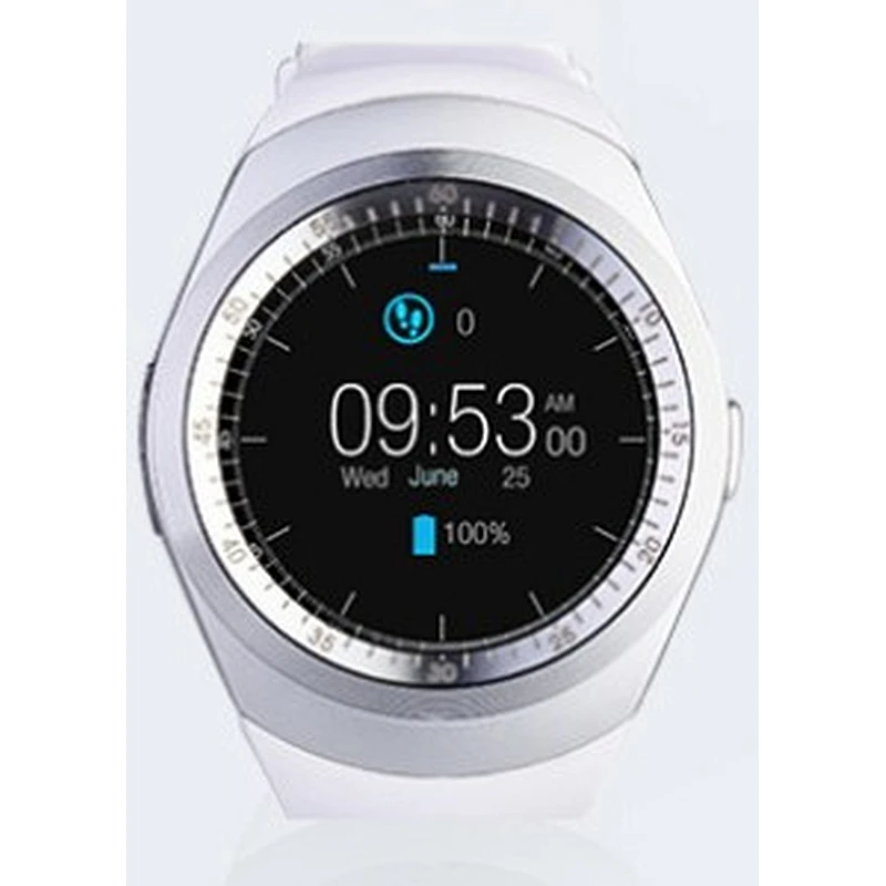 Fullscreen round smart watch with high quality 2019 new fashion fitness smart android watch