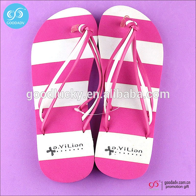 China Manufacturer Wholesale Flip Flops Full Color Printing Girl Stylish Footwear