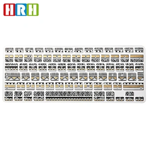 High Quality Silicone English Laptop skin custom silicone keyboard cover for Mac Book Air pro retina 13 EU Version