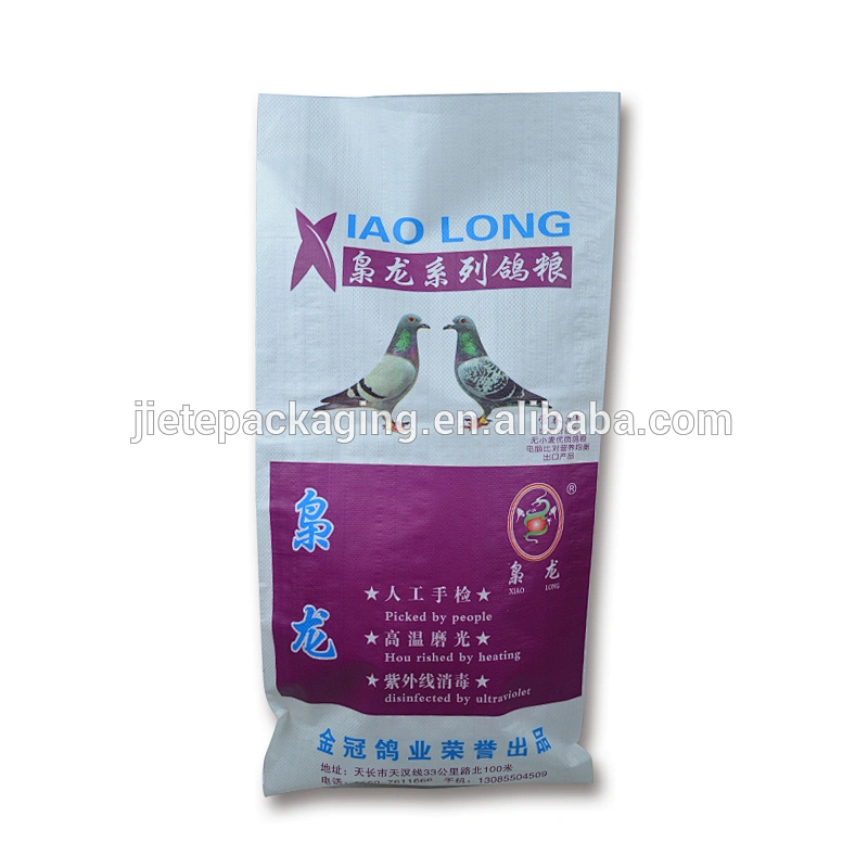 Wholesale white pp woven bird food animal feed bag plastic packaging sack for seed,peanut