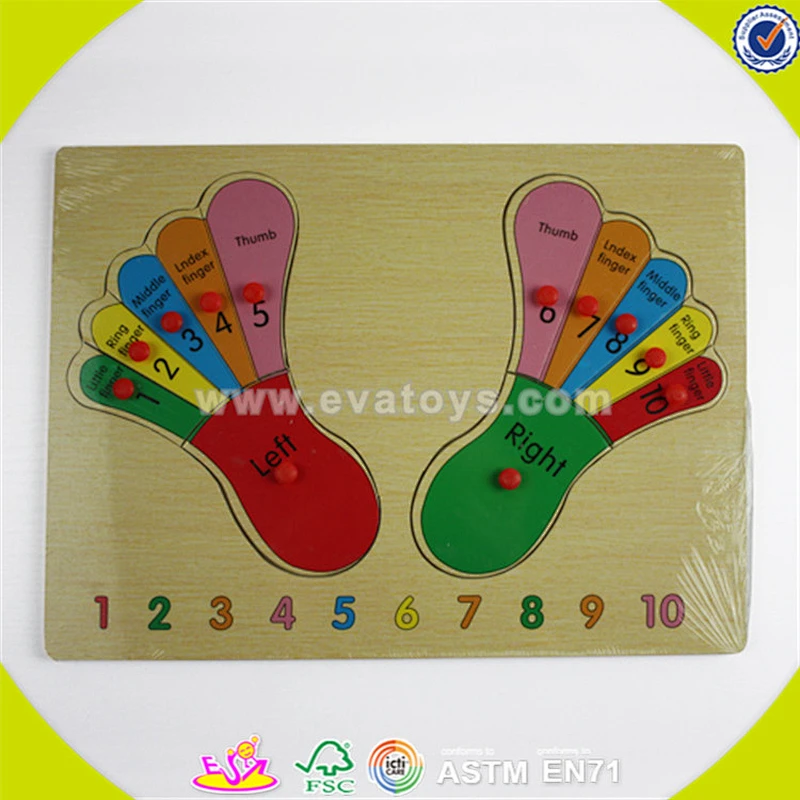 Wholesale top wooden early childhood puzzle toy great early childhood puzzle toy high quality kids jigsaw W14A085