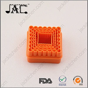 Multi shaped Plastic Cake Fondant Molds Biscuit Cutter Set